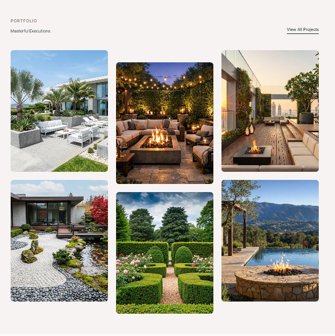 Curated Portfolio Masonry Grid